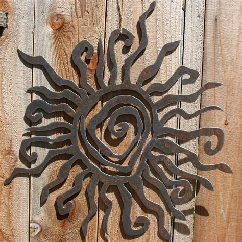 unique outdoor metal wall art